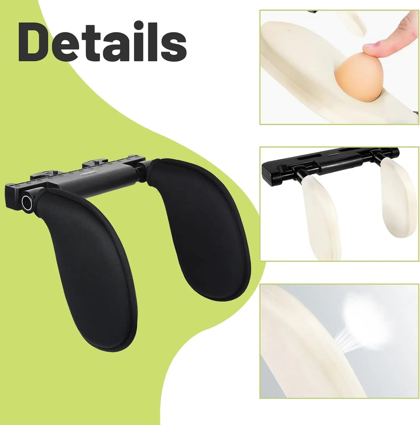 Almohada de Cuello para Coche con Soporte Ergonómico - Memory Foam